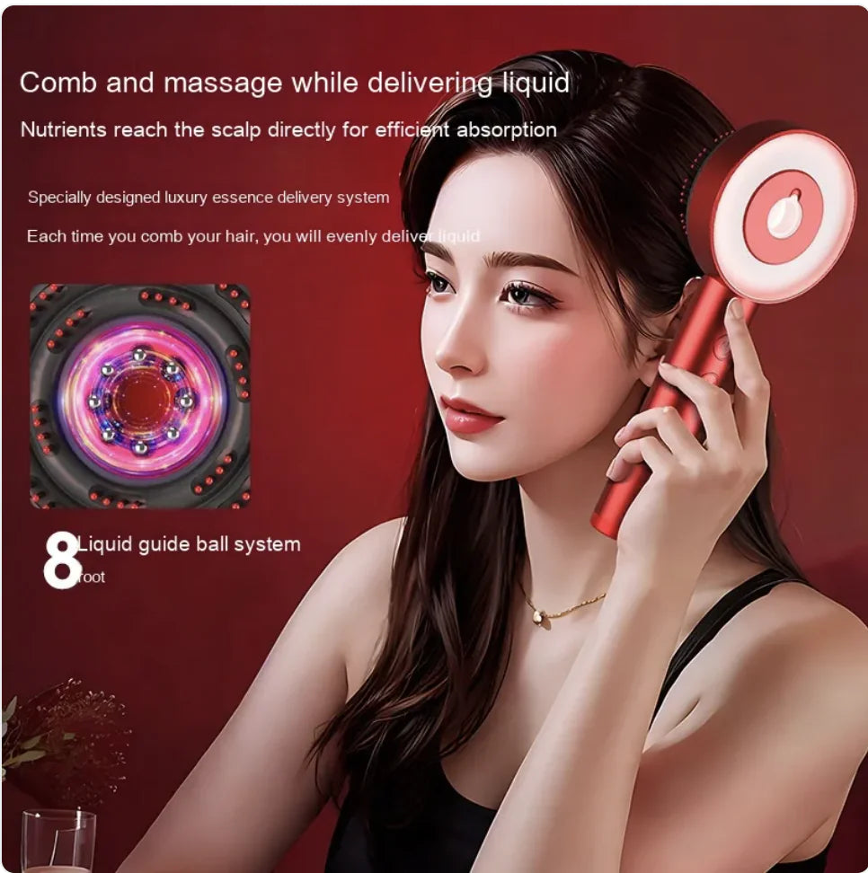 Infrared Hair Care Fluffy Comb & Scalp Massager - Curly Luxe