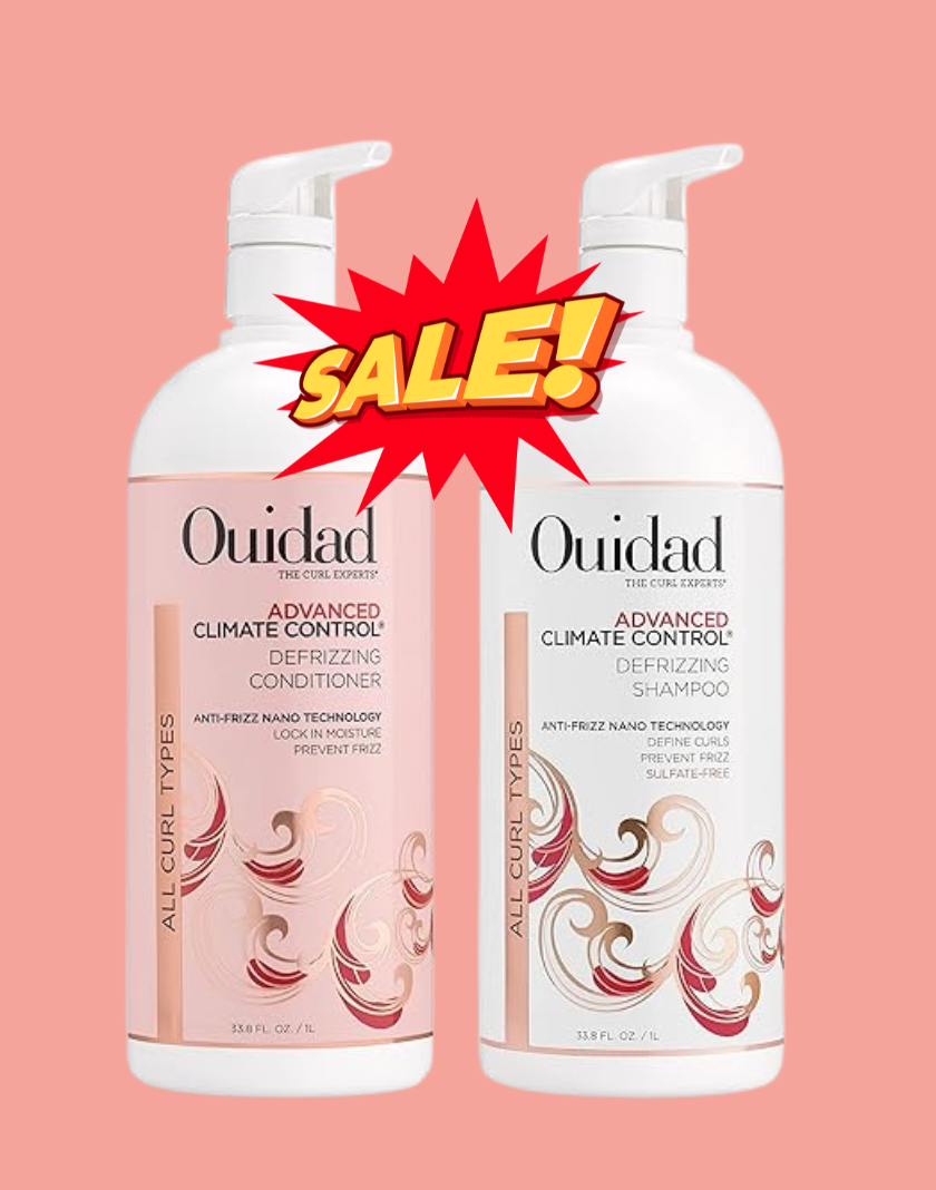 Ouidad Advanced Climate Control Defrizzing Shampoo & Conditioner - Curly Luxe