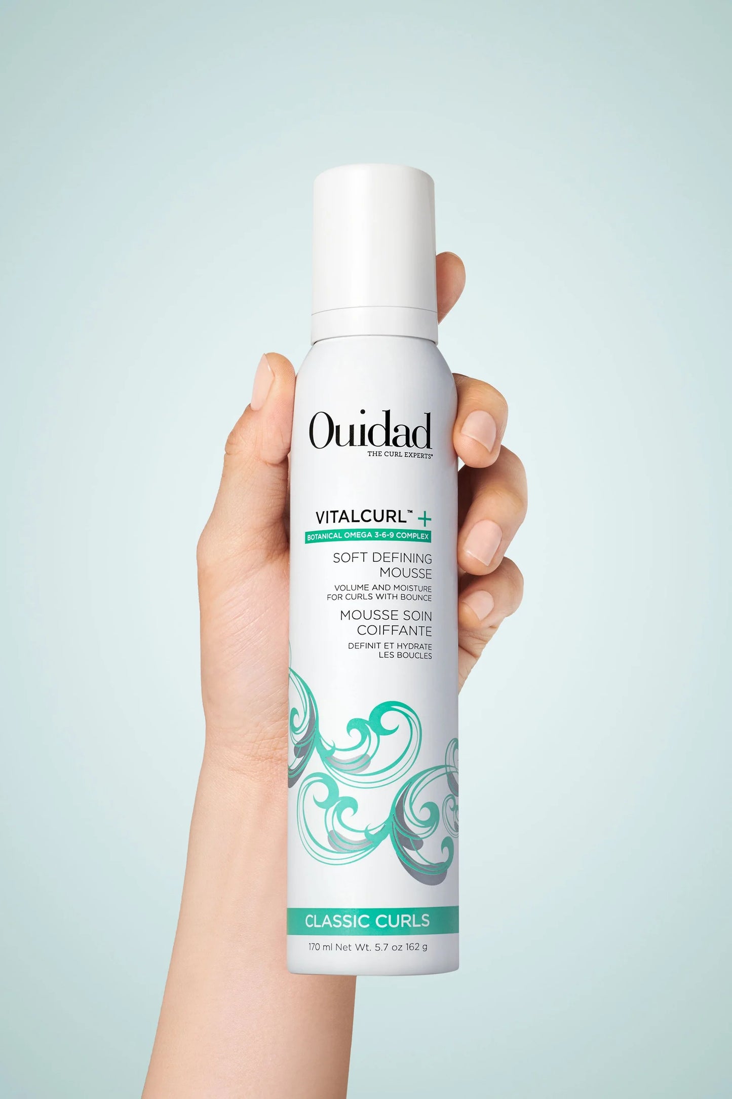 Ouidad Vital Curl + Soft Defining Mousse 5.7 oz - Curly Luxe