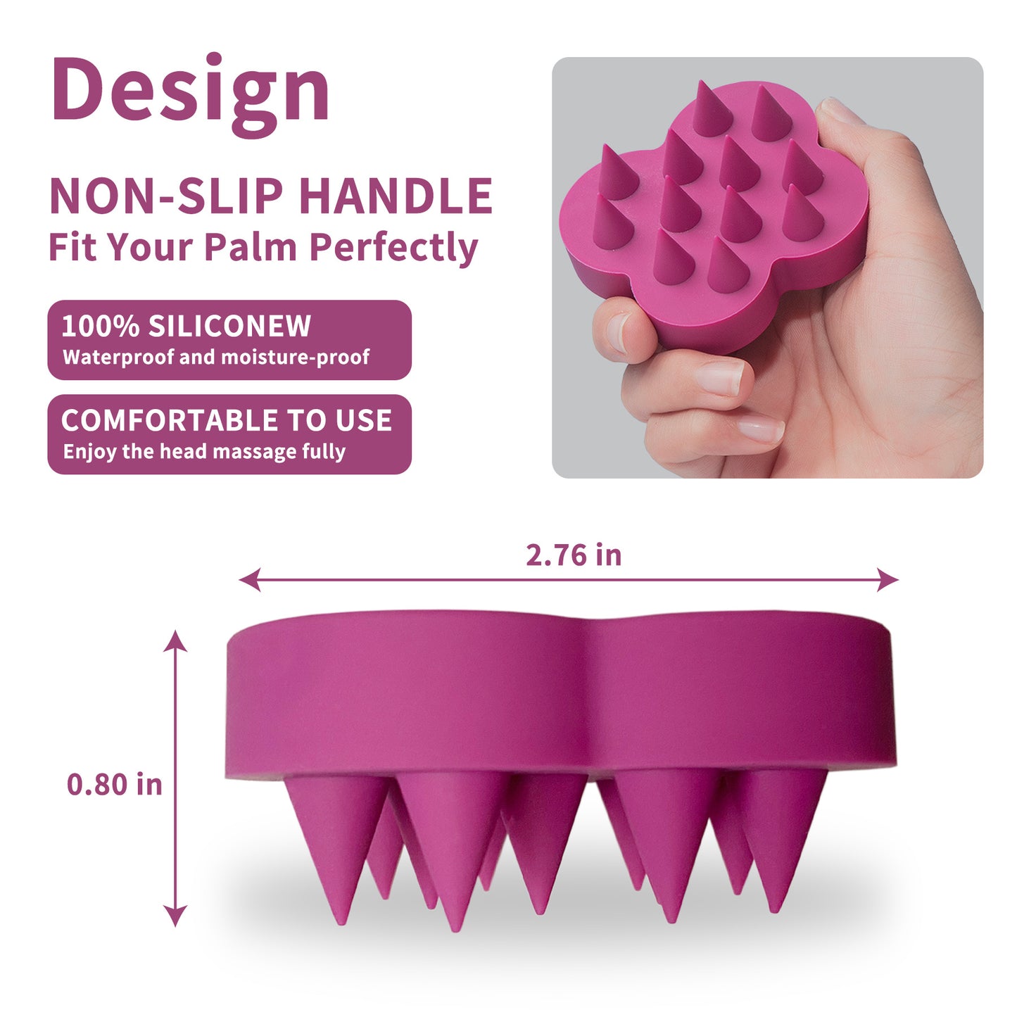 Silicone Scalp Massager - Curly Luxe