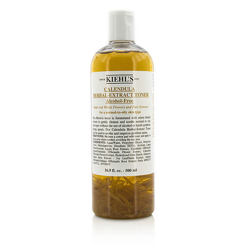 Kiehl's Calendula Herbal Extract Alcohol-Free Toner 16.9oz - Curly Luxe