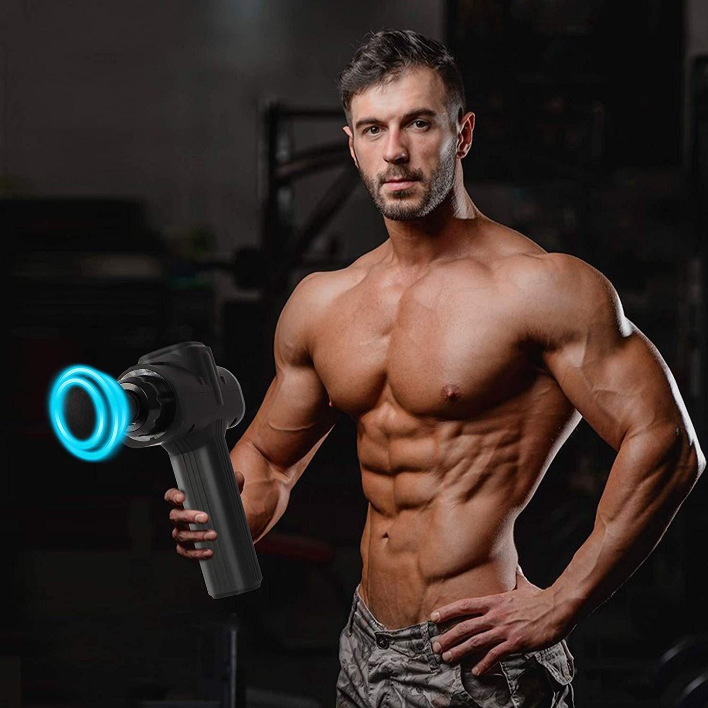 Bosonshop Percussion Massage Gun Deep Tissue Percussion Muscle Massager - Curly Luxe