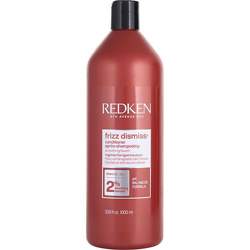 Redken Frizz Dismiss Smoothing Conditioner – 33.8 oz - Curly Luxe