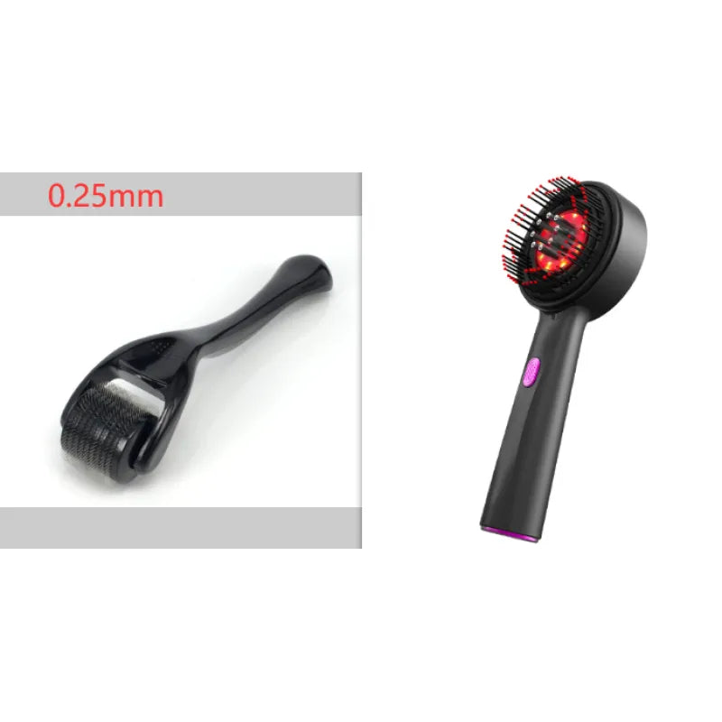 Electric Scalp Massage Comb – Red Light & Hair Care - Curly Luxe