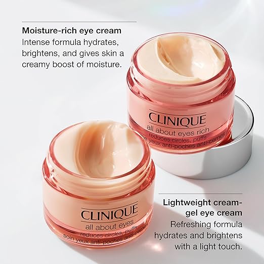 Clinique All About Eyes Cream 0.5oz - Curly Luxe