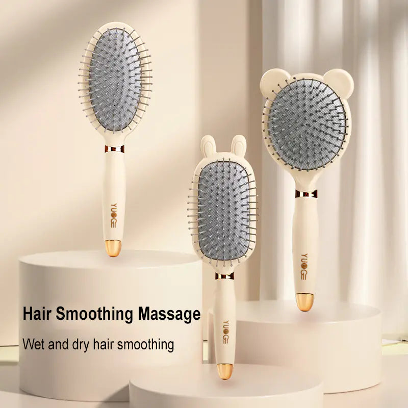 Large Air Cushion Comb for Women's Long Hair Care - Curly Luxe