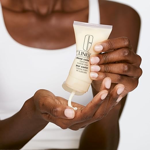 Clinique Deep Comfort Hand And Cuticle Cream 2.5oz - Curly Luxe