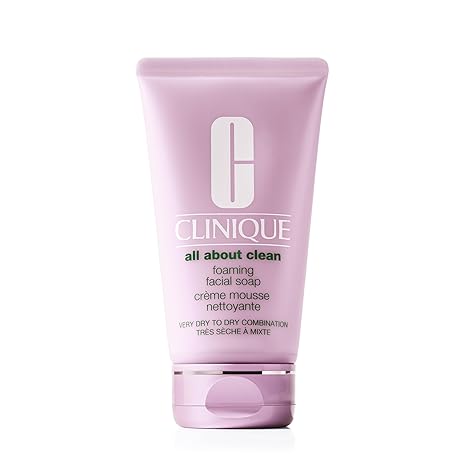 Clinique All About Clean Foaming Facial Soap 5oz - Curly Luxe