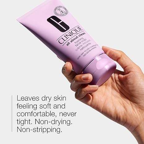 Clinique All About Clean Foaming Facial Soap 5oz - Curly Luxe