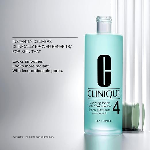 Clinique Clarifying Face Lotion Toner 4 - For Oily Skin 13.5oz - Curly Luxe