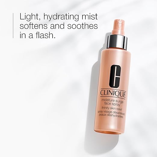 Clinique Moisture Surge Face Spray Thirsty Skin Relief 4.2oz - Curly Luxe