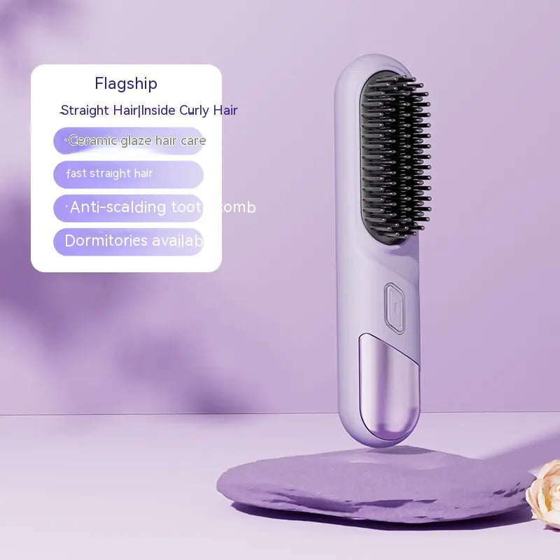 Portable Wireless Straight Comb for Hair Care - Curly Luxe