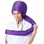 Soft Hooded Hair Dryer Attachment for Curly Hair Care - Curly Luxe