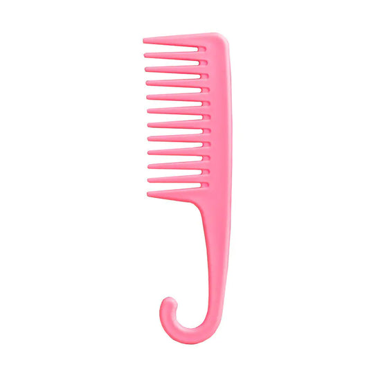 Curved Hook Wide Tooth Comb for Curly Hair Care - Curly Luxe