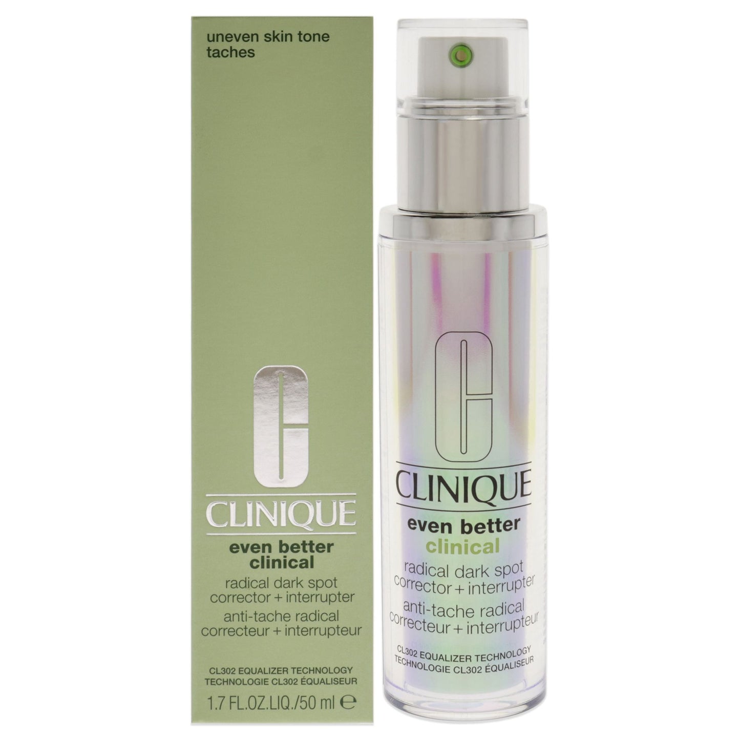 Even Better Clinical Dark Spot Corrector Plus Interrupter by Clinique for Unisex - 1.7 oz Corrector - Curly Luxe
