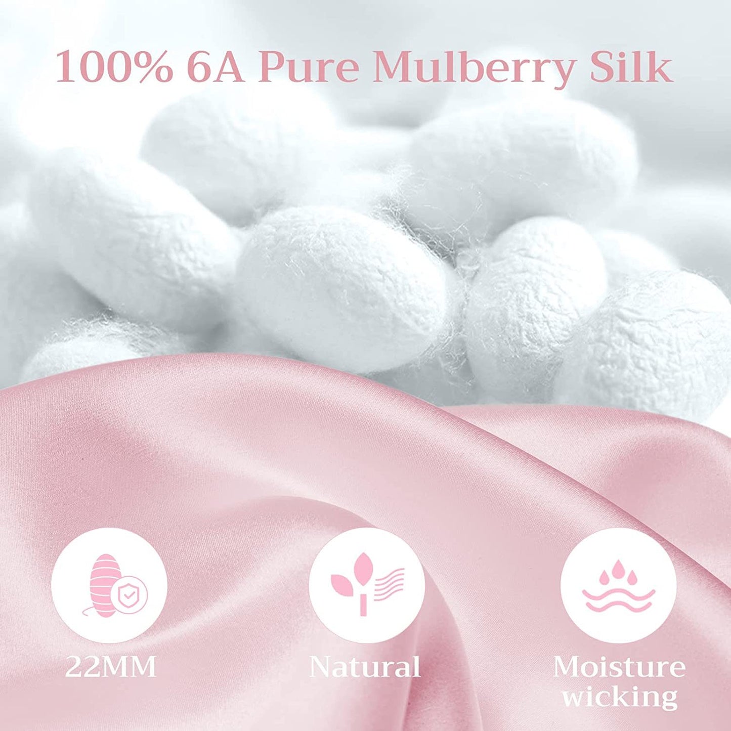 Silk Pillowcase for Hair and Skin - Curly Luxe