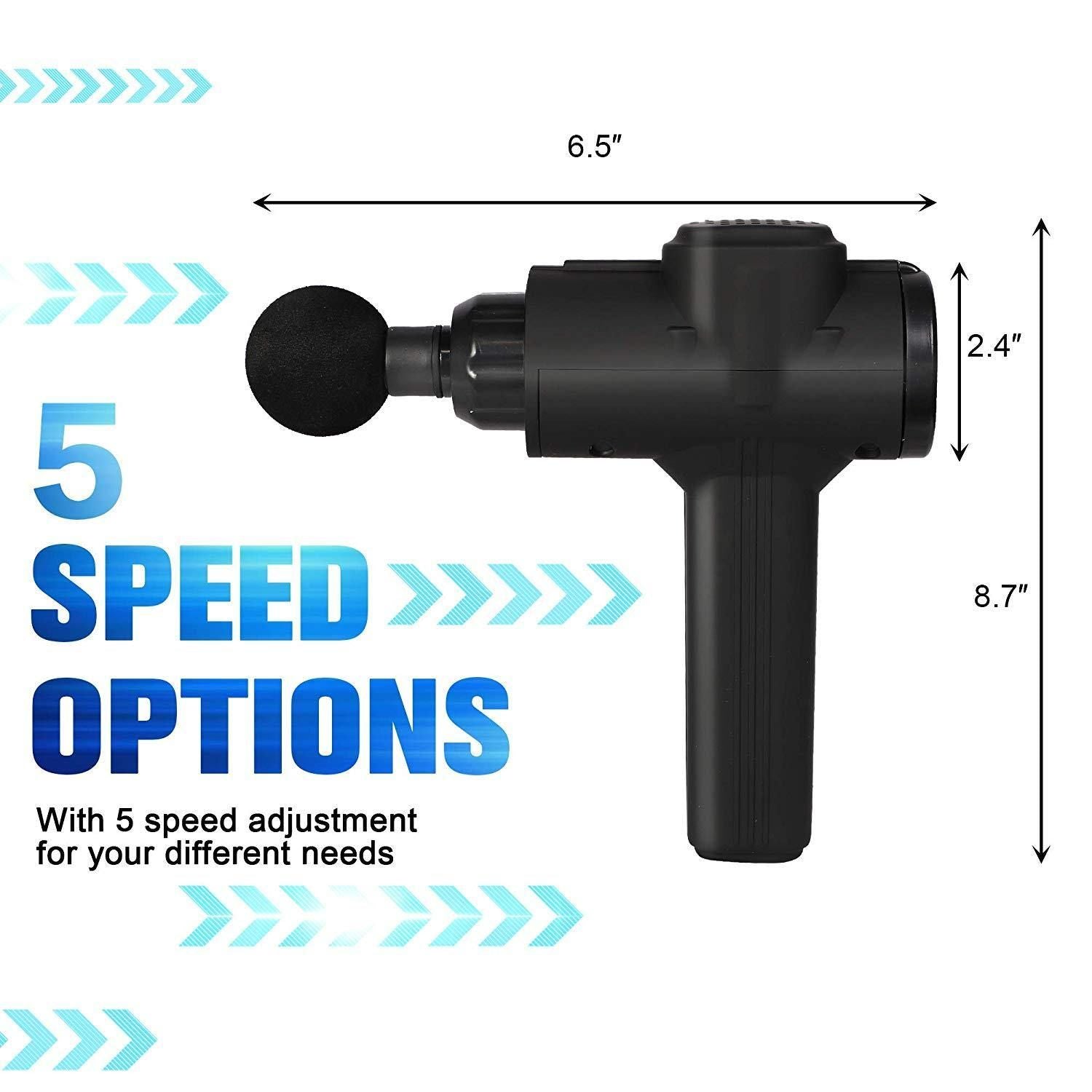 Bosonshop Percussion Massage Gun Deep Tissue Percussion Muscle Massager - Curly Luxe
