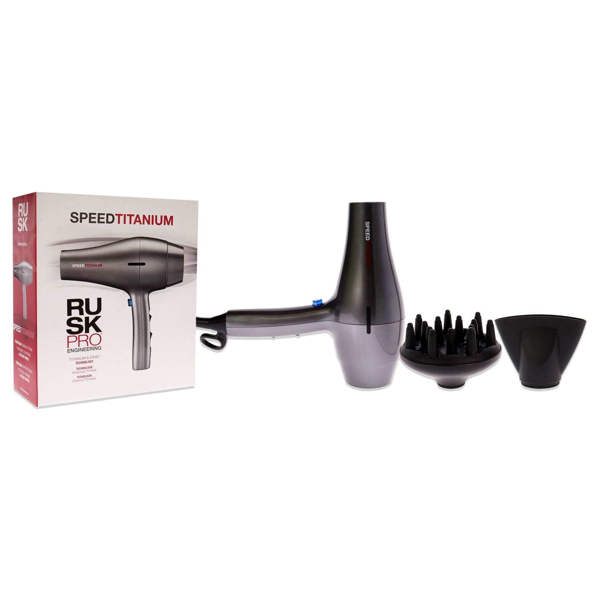 Rusk Speed Titanium Hair Dryer - Curly Luxe