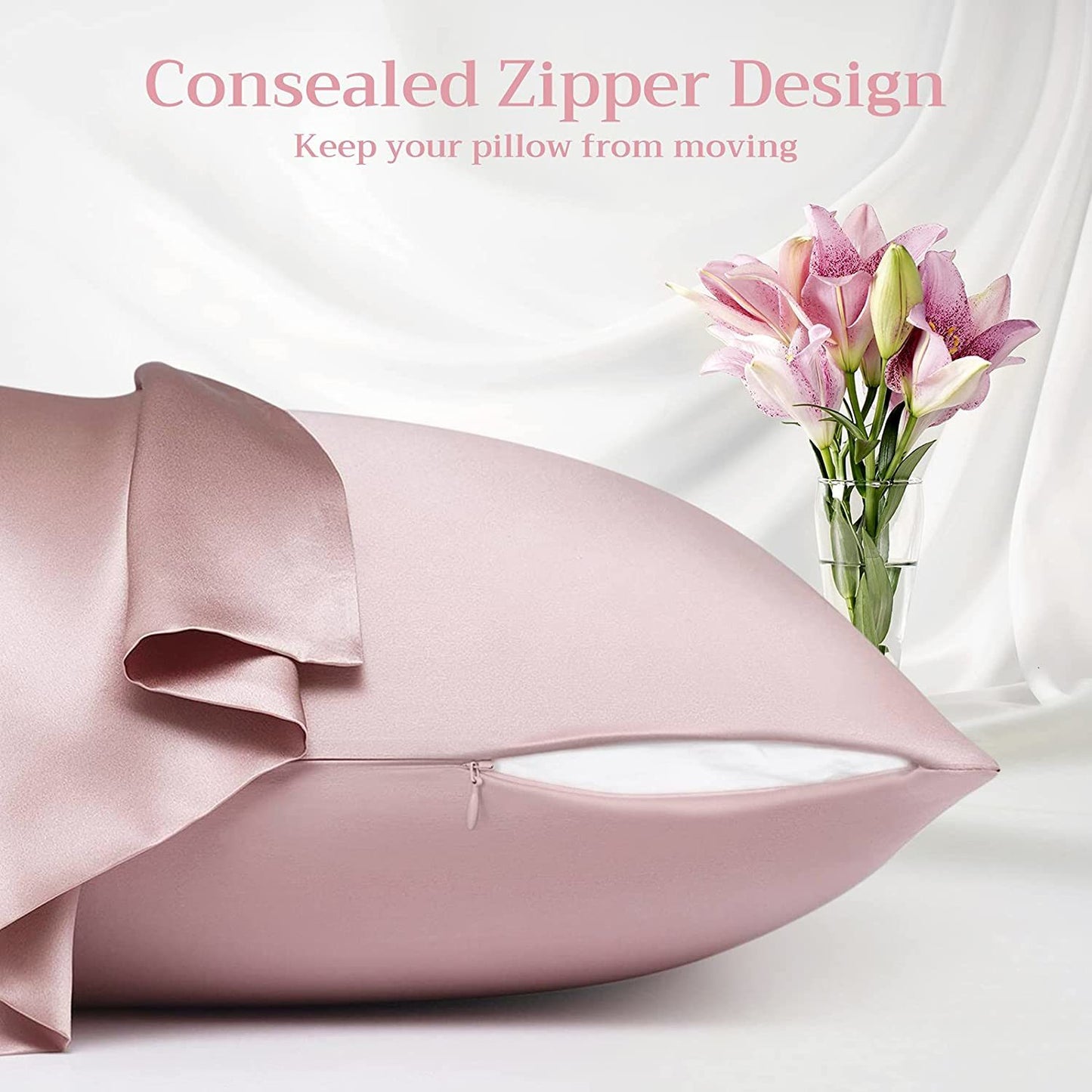 Silk Pillowcase for Hair and Skin - Curly Luxe