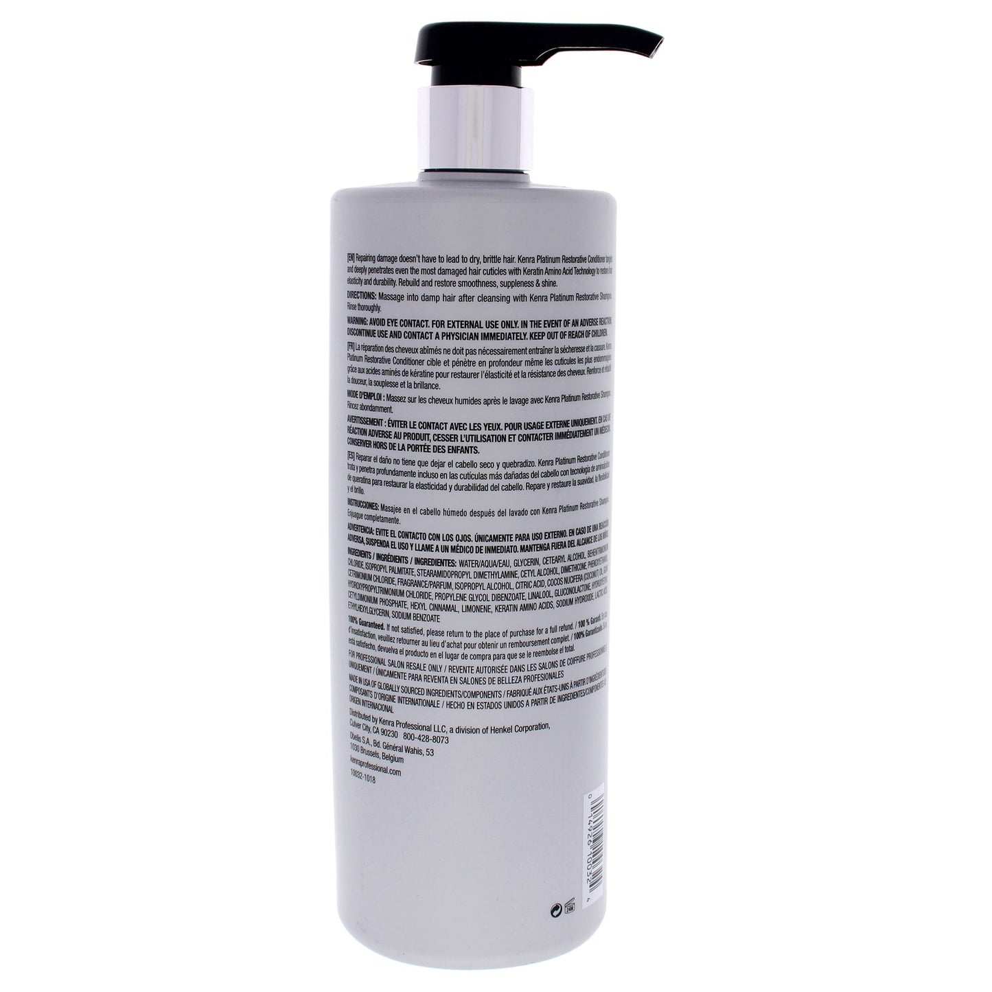Kenra Platinum Restorative Conditioner 31.5oz - Curly Luxe