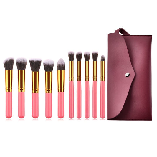Travel Set Mini Makeup Brush Set - Curly Luxe