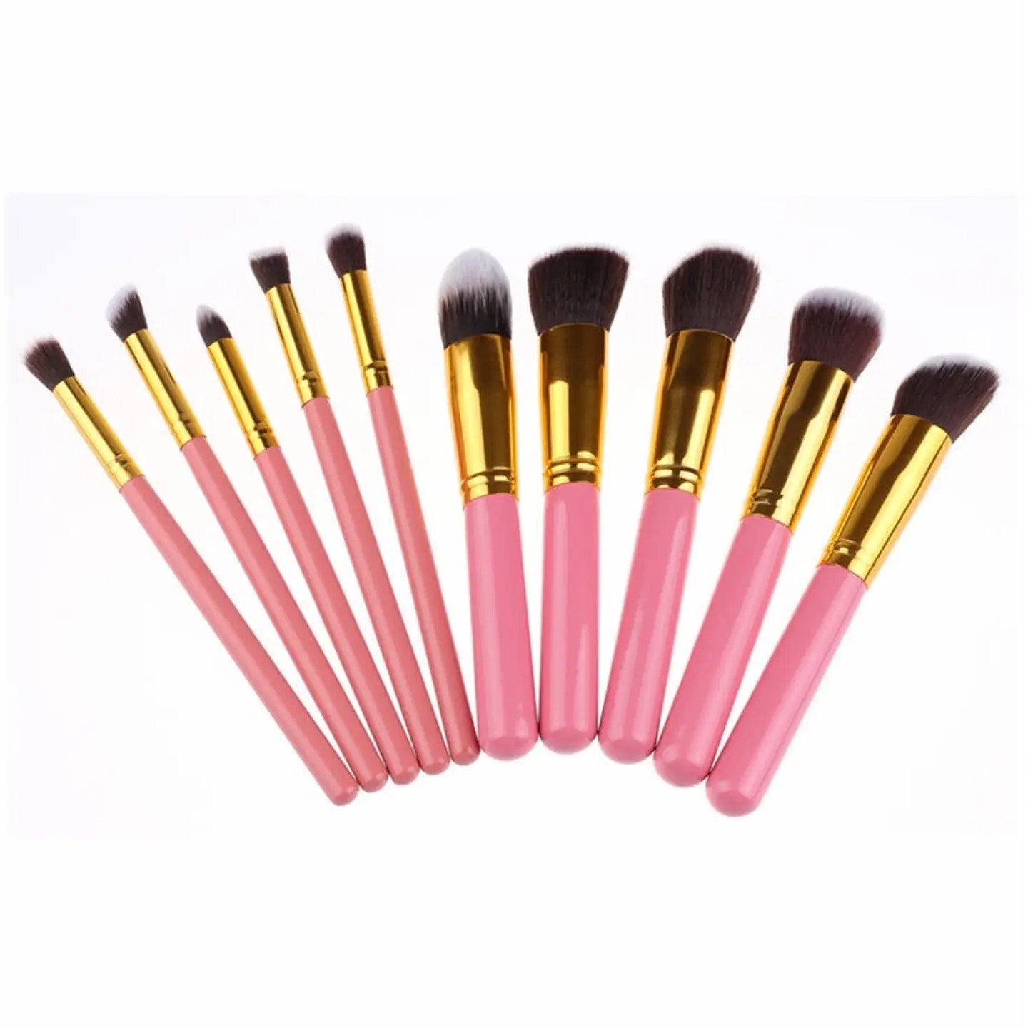 Travel Set Mini Makeup Brush Set - Curly Luxe