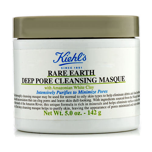 Kiehl's Rare Earth Deep Pore Cleansing Masque 4.2oz - Curly Luxe
