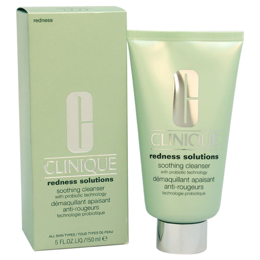 Redness Solutions Soothing Cleanser - All Skin Types by Clinique for Unisex - 5 oz Cleanser - Curly Luxe