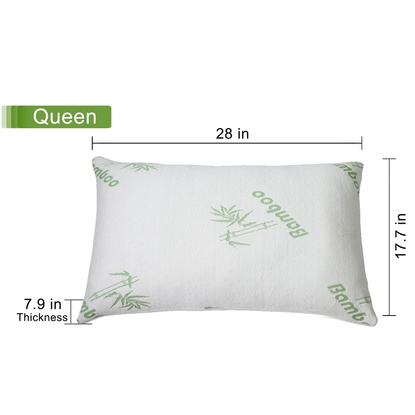 Hypoallergenic Bamboo Memory Foam Pillow - Curly Luxe