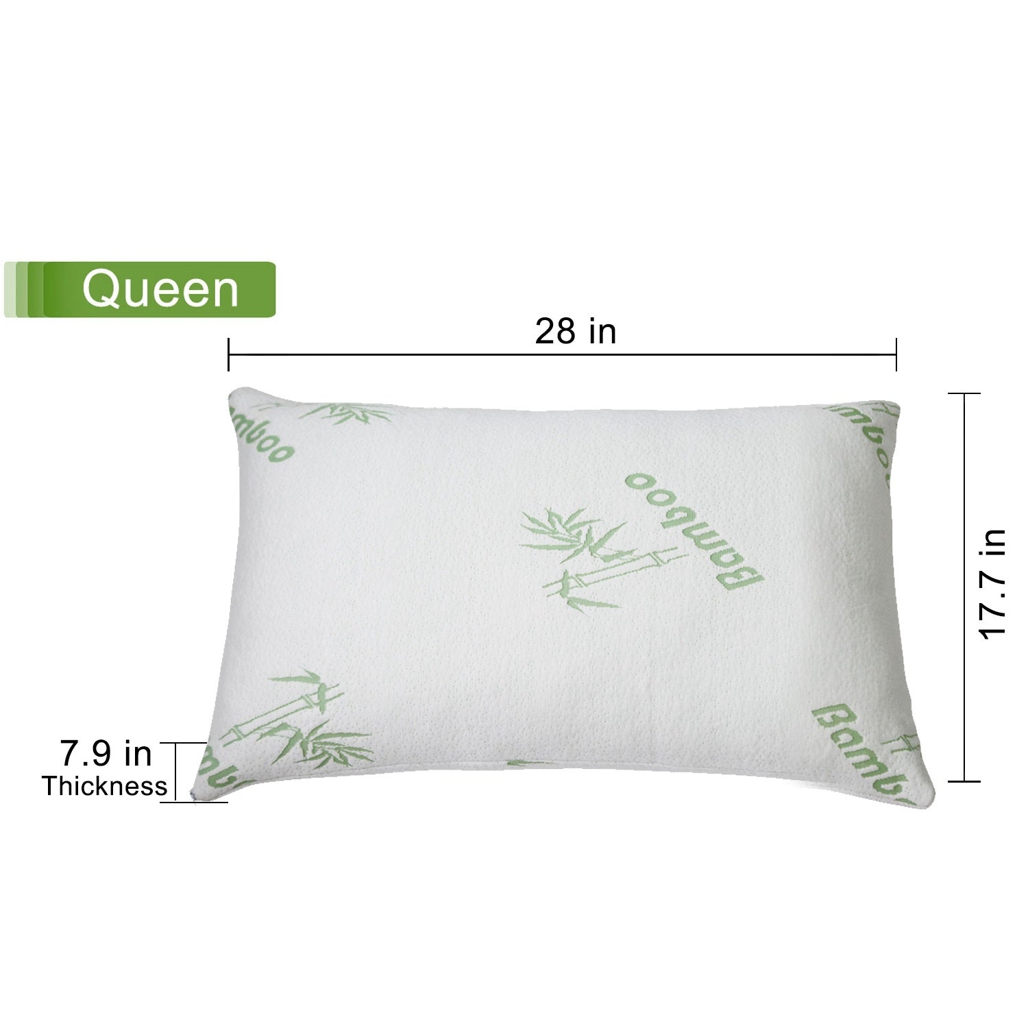 Hypoallergenic Bamboo Memory Foam Pillow - Curly Luxe