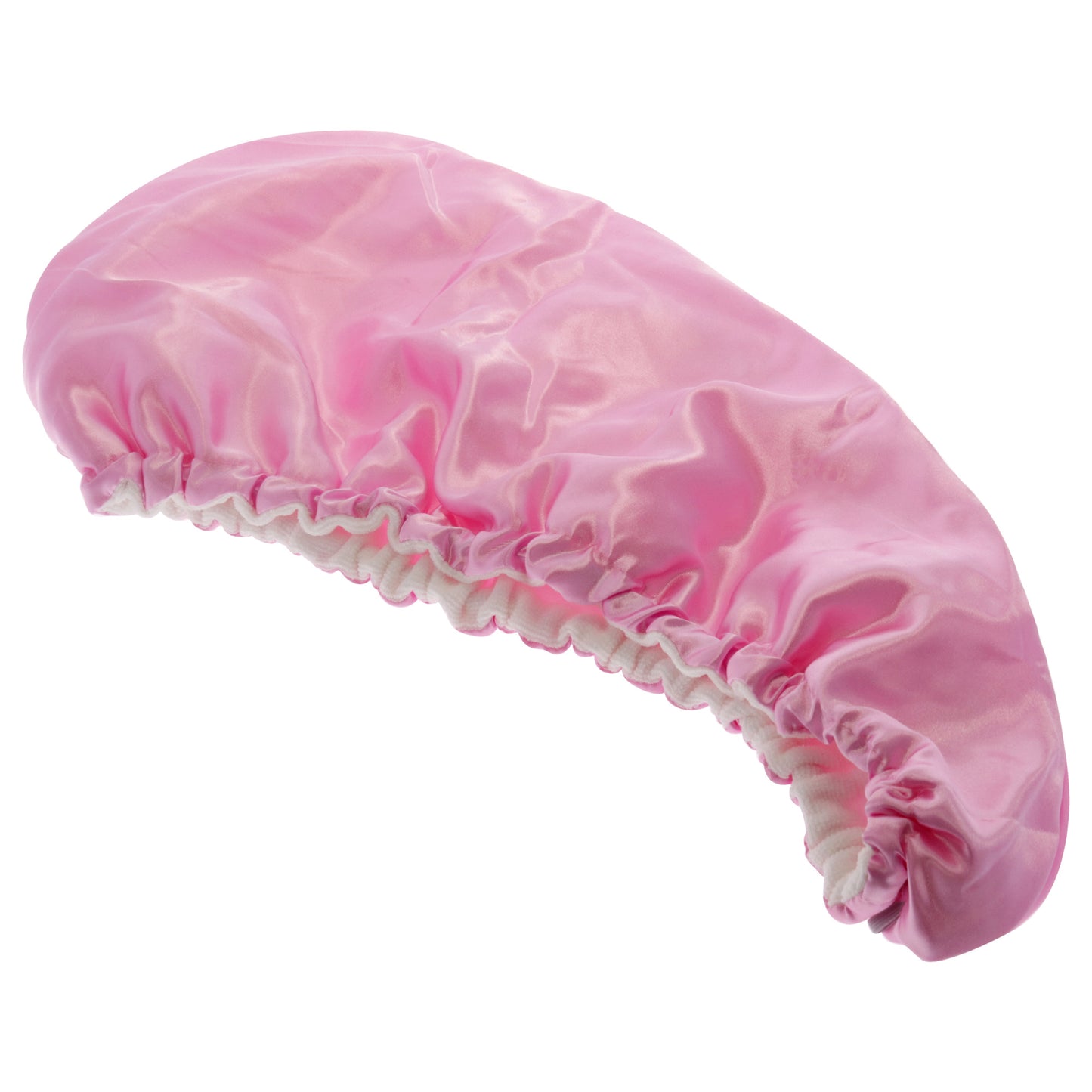 Satin Hair Towel - Pink - Curly Luxe