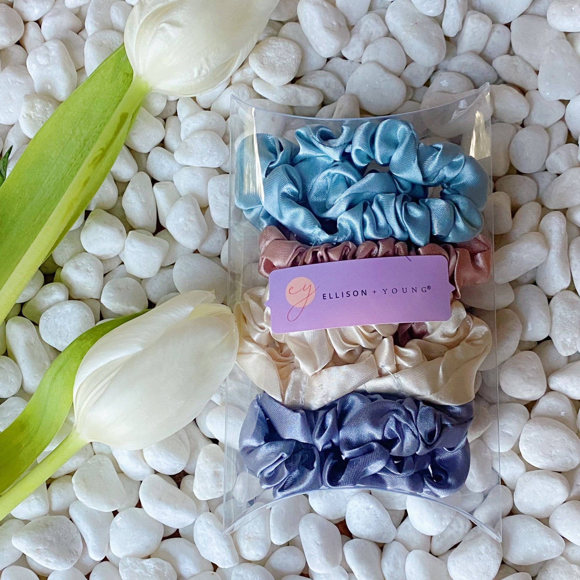 Satin Self Care Scrunch Set - Curly Luxe