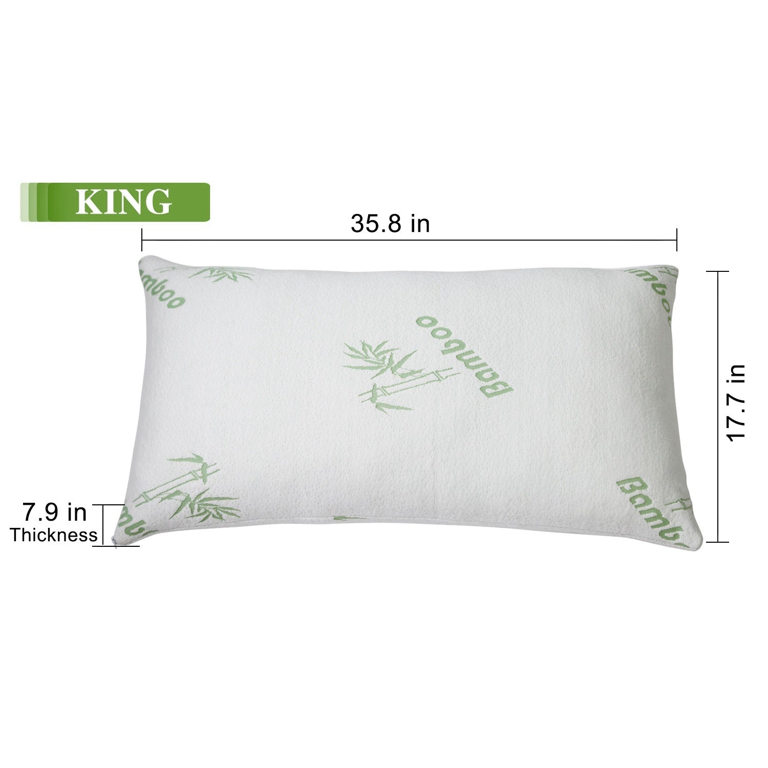 Hypoallergenic Bamboo Memory Foam Pillow - Curly Luxe