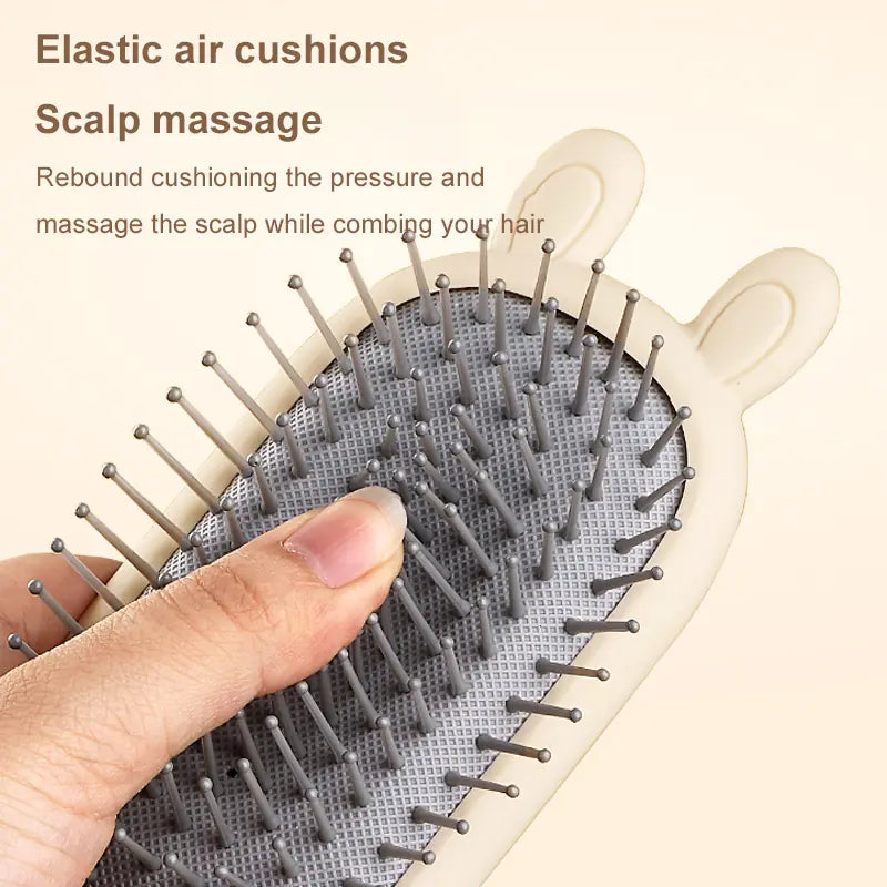 Large Air Cushion Comb for Women's Long Hair Care - Curly Luxe
