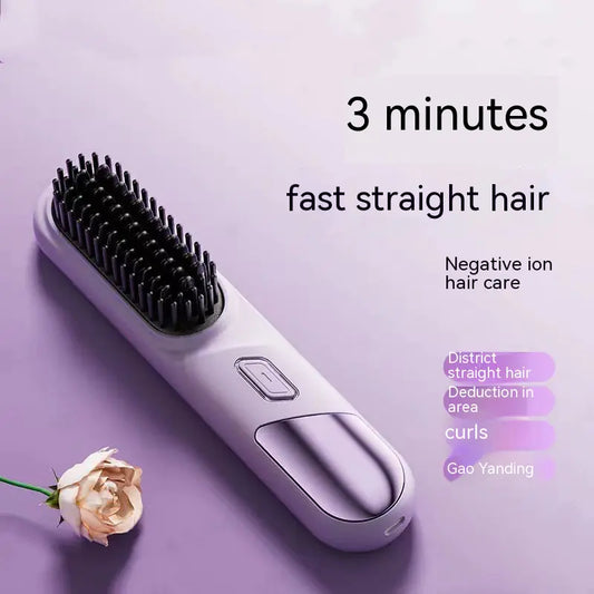 Portable Wireless Straight Comb for Hair Care - Curly Luxe