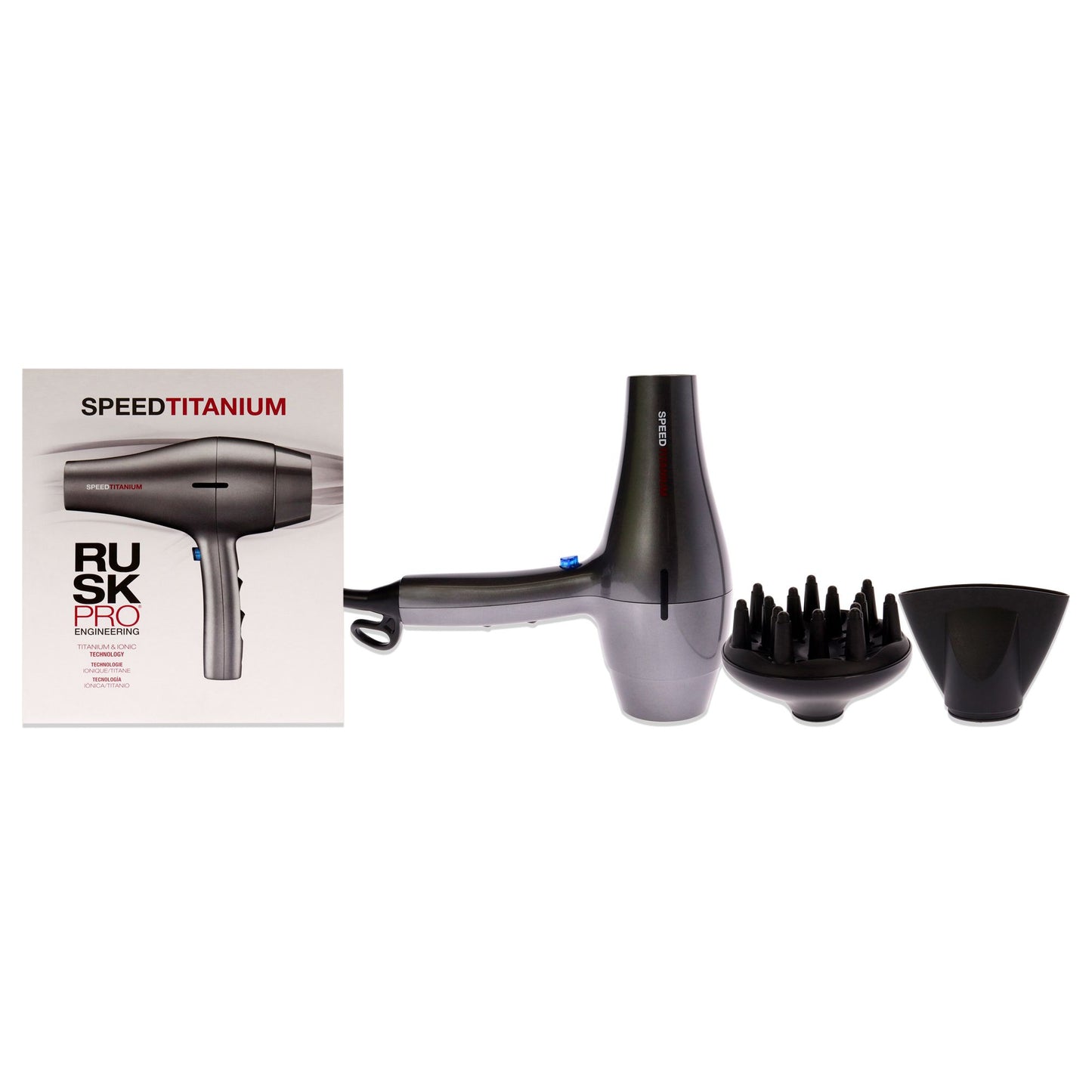 Rusk Speed Titanium Hair Dryer - Curly Luxe