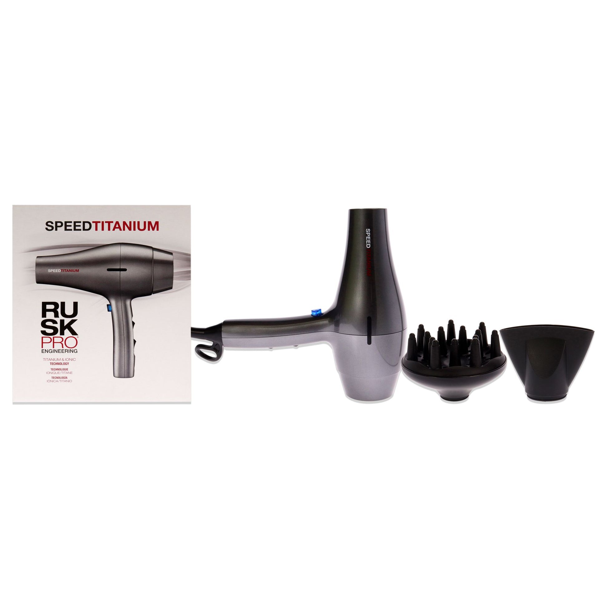 Rusk Speed Titanium Hair Dryer - Curly Luxe